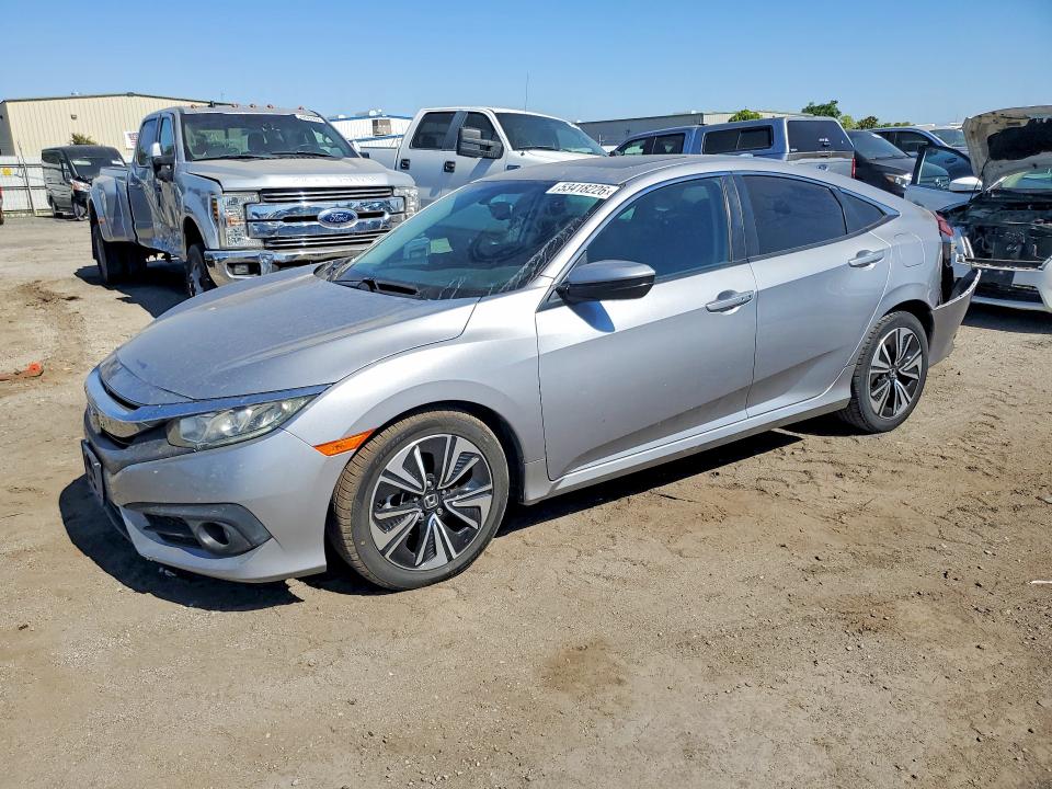 2016 Honda Civic VIN 2HGFC1F73GH650010 COPART salvage auction — REAR END, CA - SALVAGE CERTIFICATE, sold $5,900 on 2026-07-02 (photo 1)