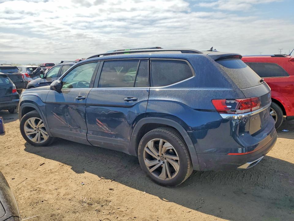 2021 Volkswagen Atlas VIN 1V2KR2CAXMC597269 COPART salvage auction — SIDE, Il - Salvage Certificate, sold $4,750 on 2026-07-30 (photo 2)