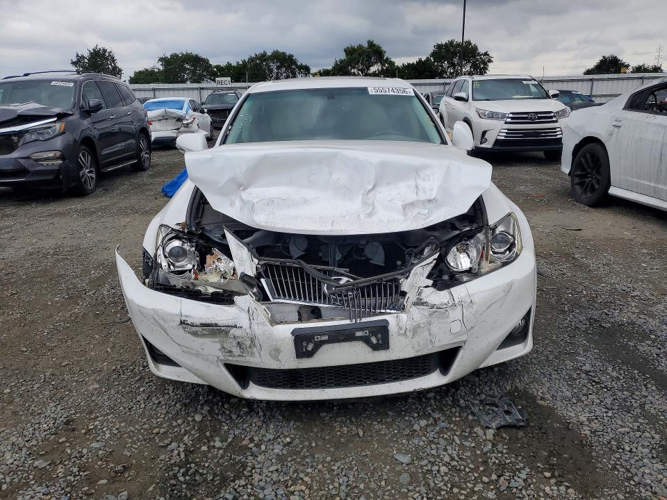 2012 Lexus Is VIN JTHBF5C27C2102369 COPART salvage auction — FRONT END, Ca - Salvage Certificate, sold $175 on 2026-07-07 (photo 5)