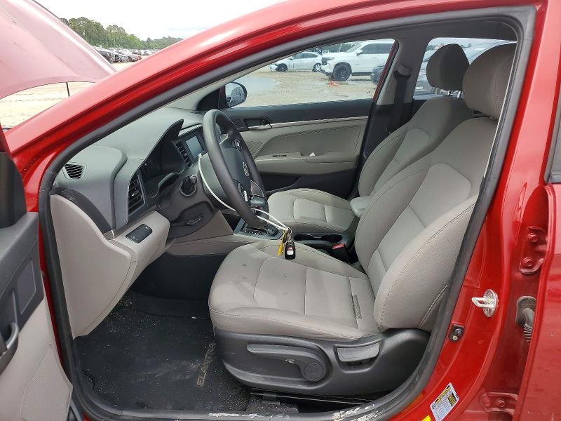 2019 Hyundai Elantra VIN KMHD74LF1KU807154 COPART salvage auction — REAR END, Tx - Salvage Vehicle Title, sold $2,450 on 2026-07-24 (photo 7)