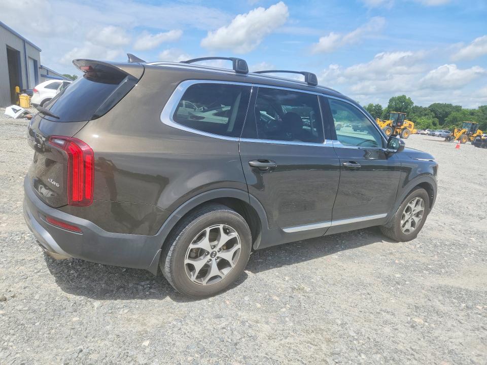2021 Kia Telluride VIN 5XYP34HCXMG106211 COPART salvage auction — FRONT END, Ga - Cert Of Title-Salvage, sold $5,200 on 2026-07-09 (photo 3)