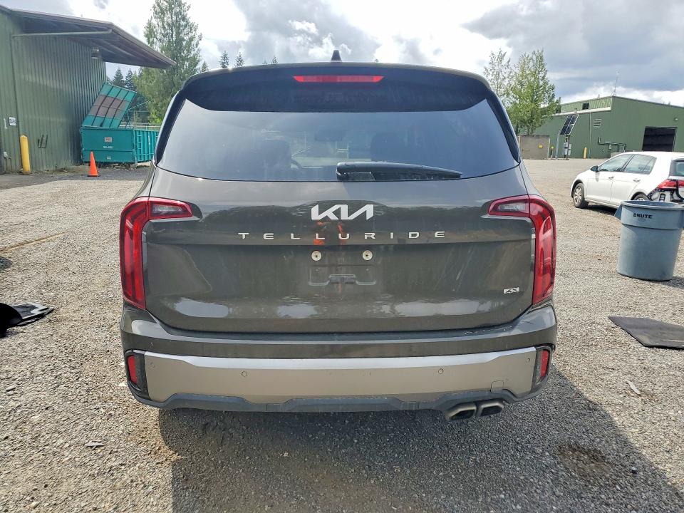 2025 Kia Telluride VIN 5XYP6DGC1SG586001 COPART salvage auction — FRONT END, CO - SALVAGE TITLE, sold $10,400 on 2026-07-13 (photo 6)