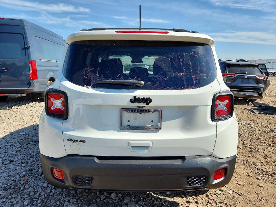 2019 Jeep Renegade VIN ZACNJBAB7KPK77723 COPART salvage auction — FRONT END, Il - Salvage Certificate, sold $1,850 on 2026-07-29 (photo 6)