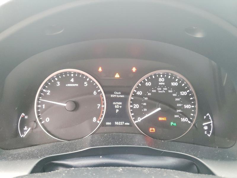 2014 Lexus VIN JTHBK1GG6E2103963 COPART salvage auction — FRONT END, Nc - Salvage Certificate Of Title, sold $3,850 on 2026-07-02 (photo 9)