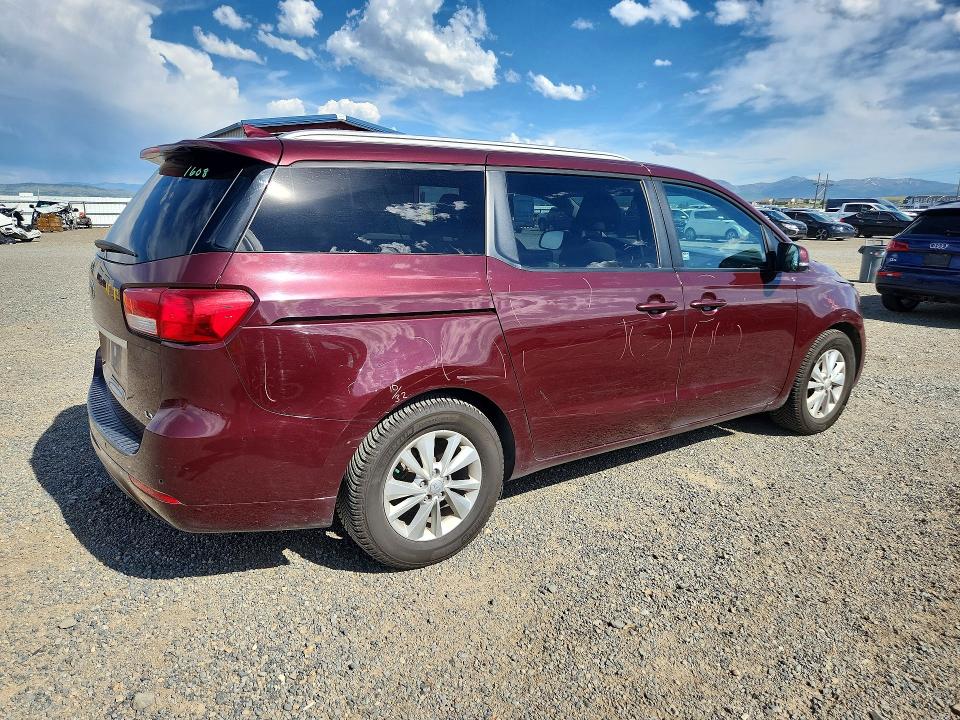 2015 Kia SEDONA VIN KNDMB5C18F6040054 COPART salvage auction — FRONT END, Mt - Salvage Certificate Of A Vehic, sold $1,050 on 2026-07-07 (photo 3)