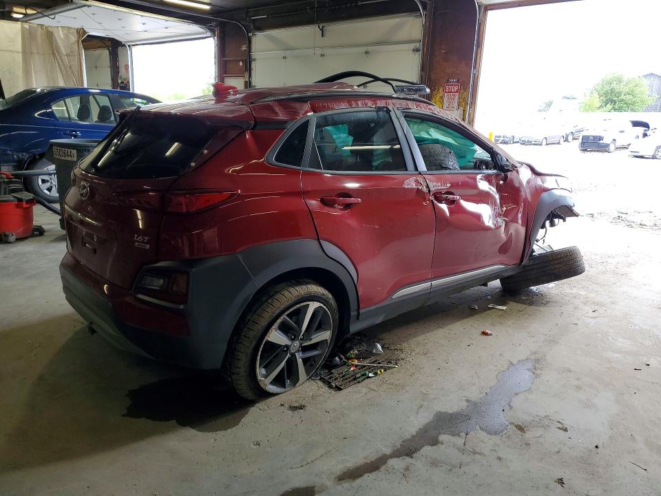 2021 Hyundai VIN KM8K5CA55MU680588 COPART salvage auction — ROLLOVER, Salvage Title, sold $225 on 2026-07-23 (photo 3)