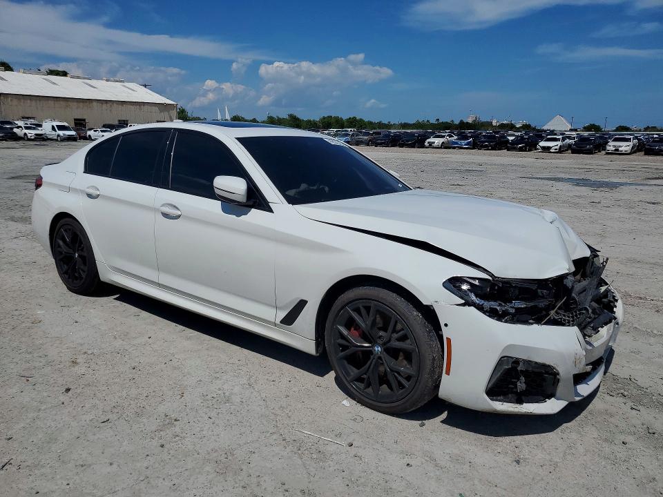 2023 BMW 5 series VIN WBA53BJ09PCL31639 COPART salvage auction — FRONT END, Ca - Certificate Of Title, sold $17,400 on 2026-07-02 (photo 4)