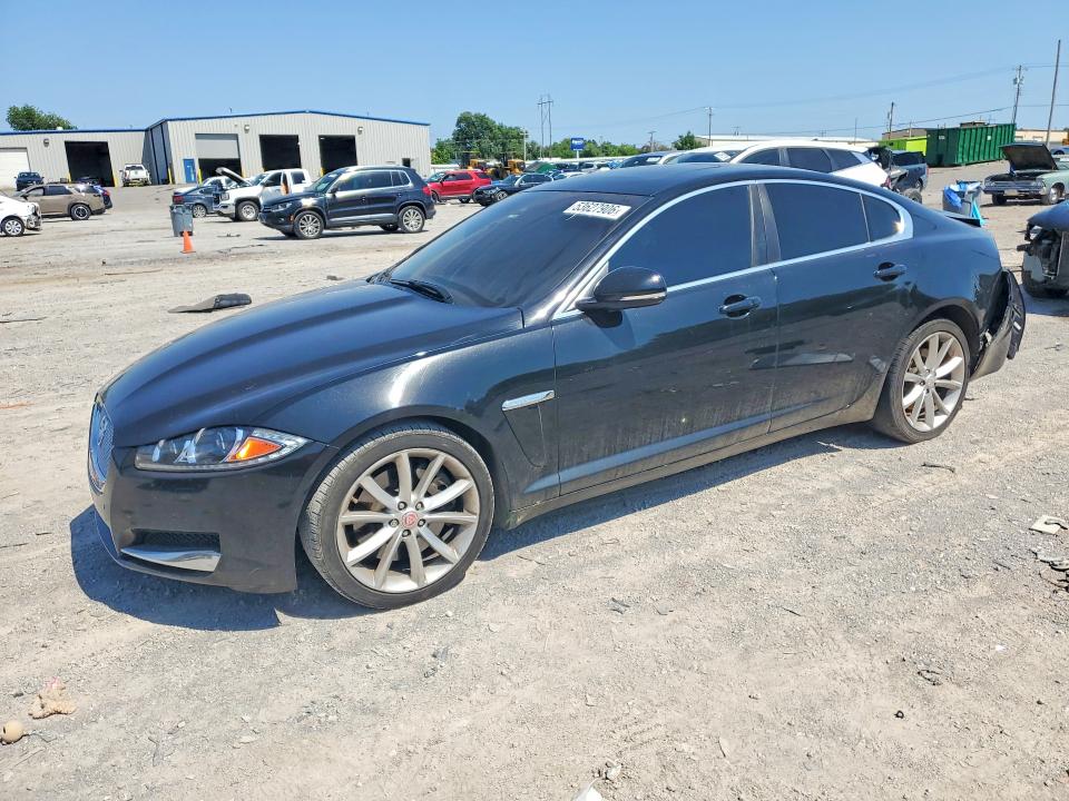 2015 Jaguar VIN SAJWA0F78F8U85821 COPART salvage auction — REAR END, Ok - Cert Of Title-Salvage, sold $2,150 on 2026-07-16 (photo 1)