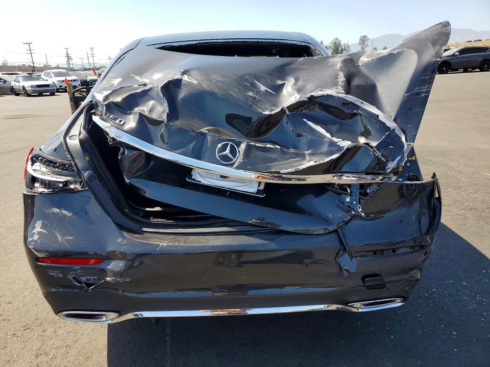2022 Mercedes-benz E-klasse VIN W1KZF8DB6NB091406 COPART salvage auction — REAR END, Ca - Salvage Certificate, sold $14,300 on 2026-07-20 (photo 6)