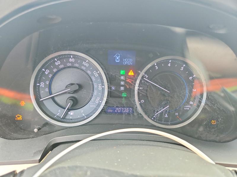 2012 Lexus Is 300 VIN JTHBF5C20C5167322 COPART salvage auction — NORMAL WEAR, Fl - Certificate Of Title, sold $800 on 2026-07-07 (photo 9)