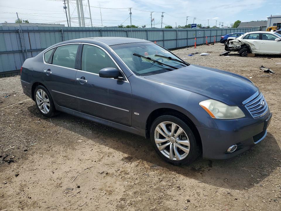 2008 Infiniti M35 VIN JNKAY01FX8M655320 COPART salvage auction — REAR END, IL - SALVAGE CERTIFICATE, sold $375 on 2026-07-10 (photo 4)