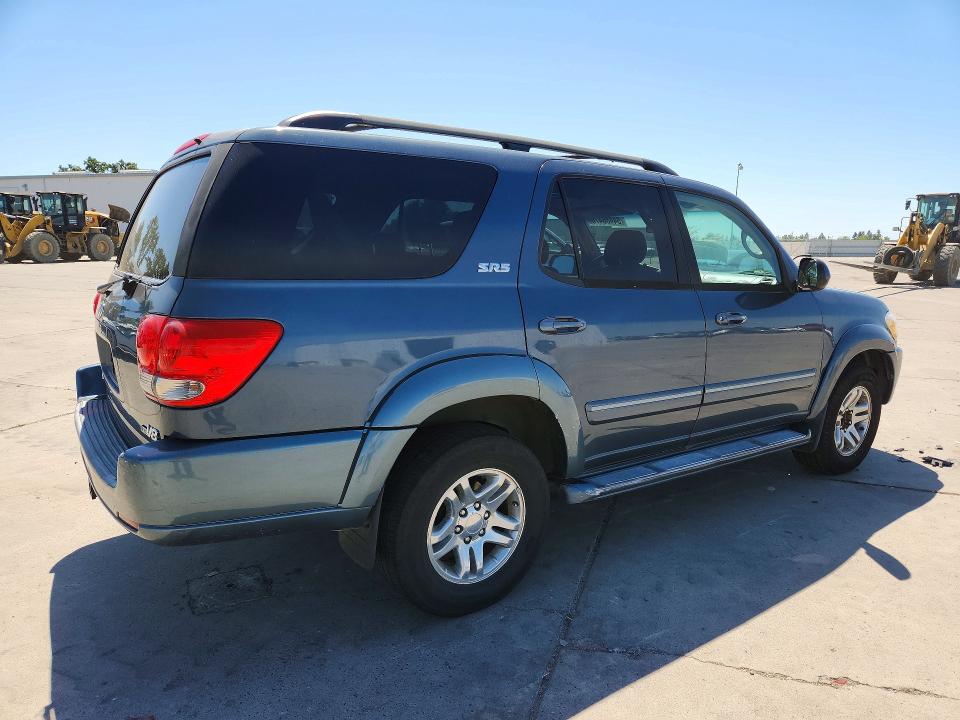 2005 Toyota Sequoia VIN 5TDZT34A65S258238 COPART salvage auction — FRONT END, Ca - Salvage Certificate, sold $1,000 on 2026-07-13 (photo 3)