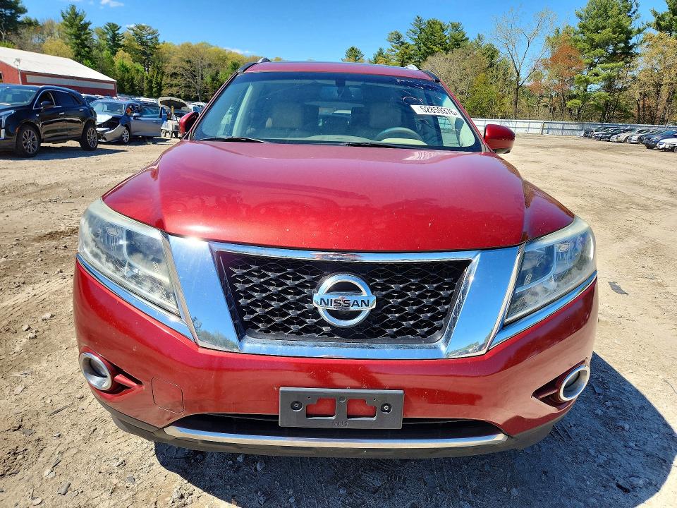 2014 Nissan Pathfinder VIN 5N1AR2MN2EC629692 COPART salvage auction — MECHANICAL, Ga - Certificate Of Title, sold $875 on 2026-07-02 (photo 5)