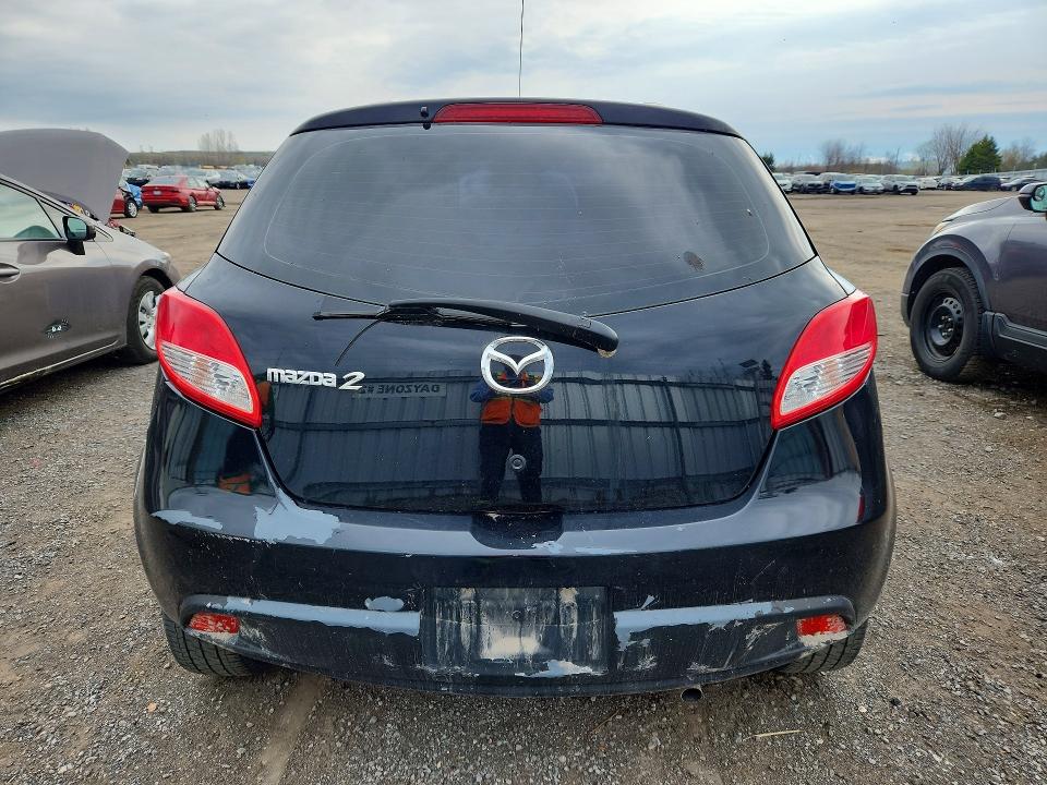 2012 Mazda 2 VIN JM1DE1KY1C0144821 COPART salvage auction — FRONT END, On - Permit No Brand - Unfit, sold $625 on 2026-07-07 (photo 6)
