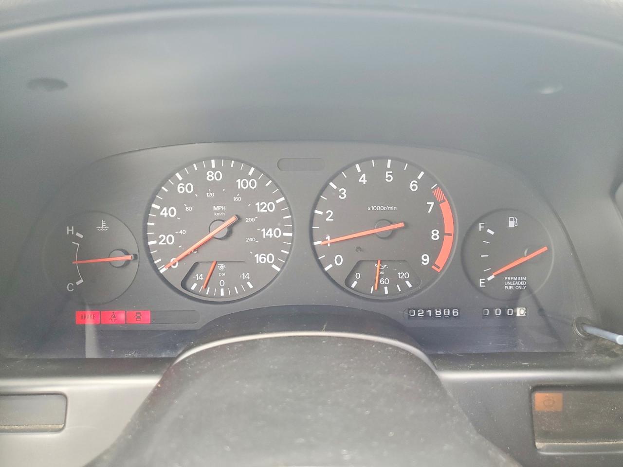 1990 Nissan 300zx VIN JN1CZ24A7LX002747 COPART salvage auction — Minor Dent/Scratches, CA - DIS/DLR/EXP ONLY CLEAN TITLE (P), sold $25,250 on 2026-05-27 (photo 9)