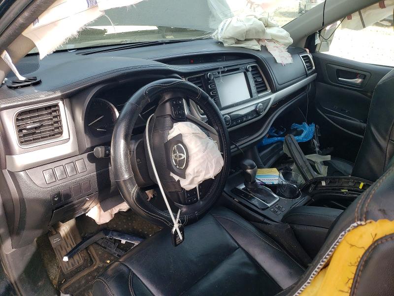 2016 Toyota Highlander VIN 5TDJKRFH1GS289655 COPART salvage auction — FRONT END, Ma - Cert Of Title-Reconstrctd Coll, sold $2,300 on 2026-07-22 (photo 8)