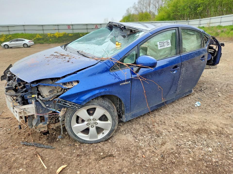 2010 Toyota Prius VIN JTDKN3DU3A0196994 COPART salvage auction — ALL OVER, Mi - Certificate Of Title, sold $250 on 2026-07-08 (photo 1)