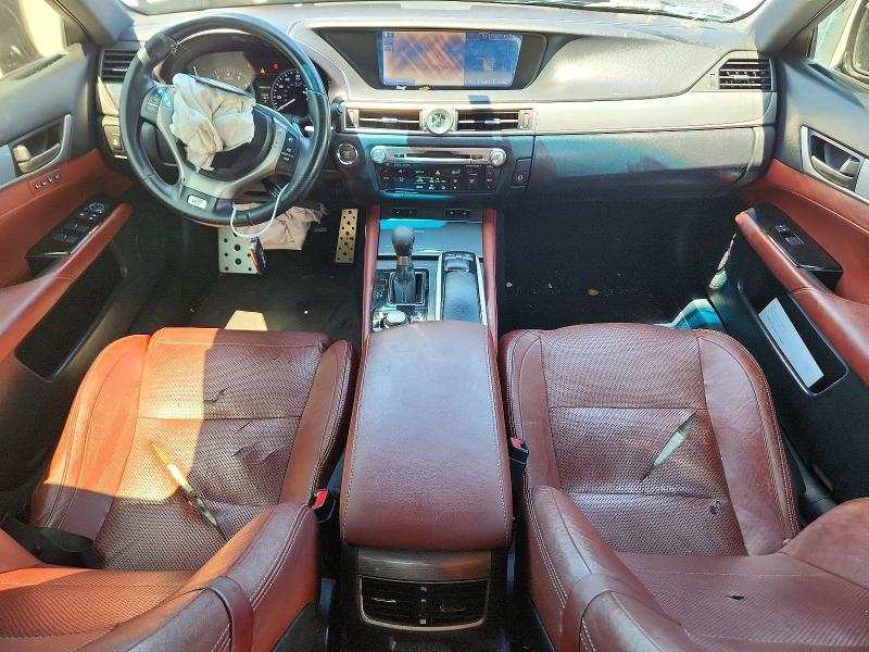 2013 Lexus Gs VIN JTHBE1BL8D5003825 COPART salvage auction — FRONT END, Tx - Salvage Vehicle Title, sold $175 on 2026-07-24 (photo 8)