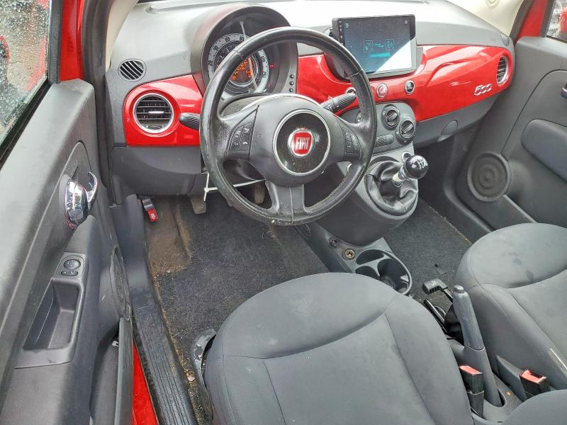 2012 Fiat 500 VIN 3C3CFFAR1CT280678 COPART salvage auction — REAR END, Pa - Certificate Of Salvage, sold $1,100 on 2026-07-06 (photo 8)
