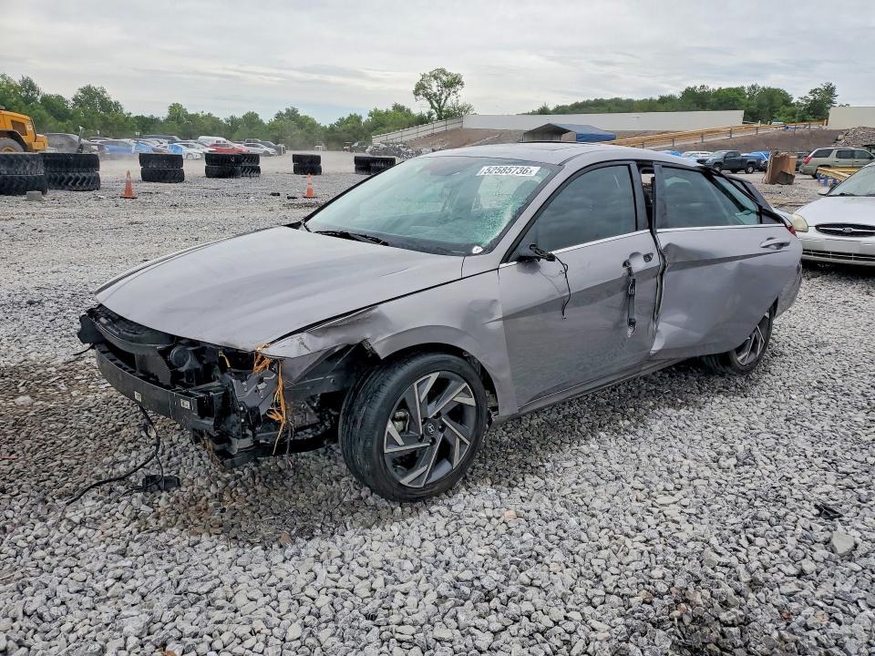 2025 Hyundai Elantra VIN KMHLS4DG7SU943113 COPART salvage auction — ROLLOVER, Al - Cert Of Title-Salvage Title, sold $2,450 on 2026-07-28 (photo 1)