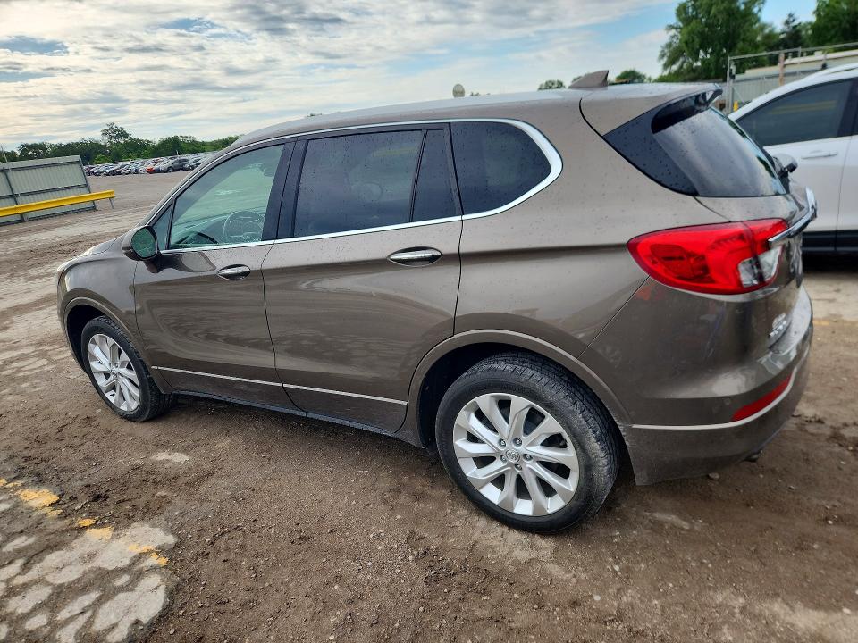 2017 Buick Envision VIN LRBFXESX8HD144895 COPART salvage auction — HAIL, KS - CERT OF TITLE-SALVAGE, sold $3,650 on 2026-07-22 (photo 2)