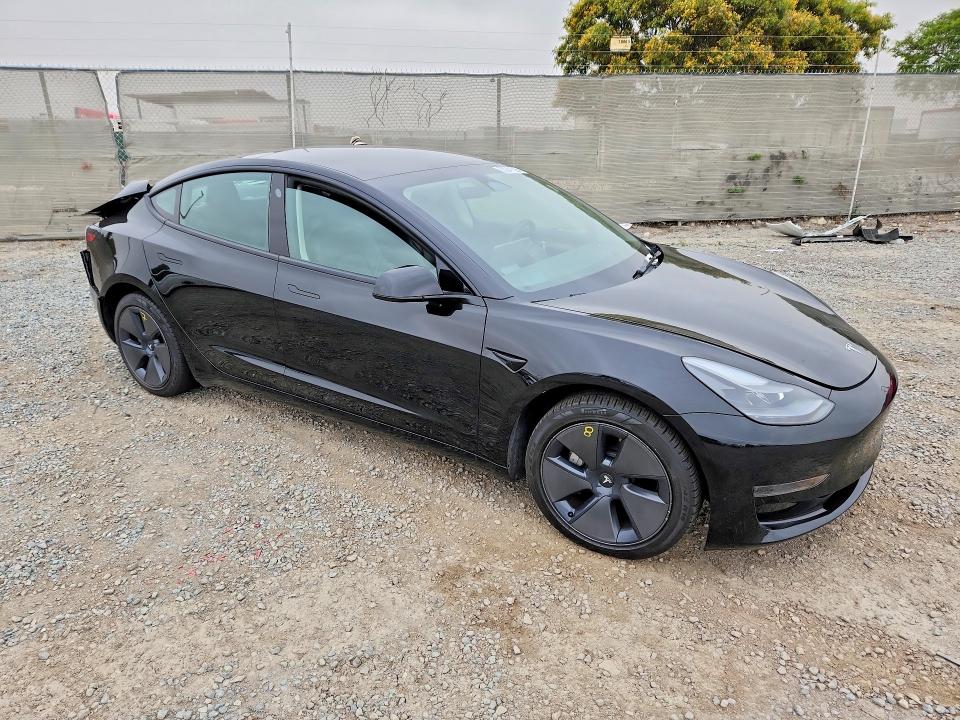 2023 Tesla Model 3 VIN 5YJ3E1EA7PF665818 COPART salvage auction — REAR END, Ca - Salvage Certificate, sold $6,100 on 2026-10-02 (photo 8)