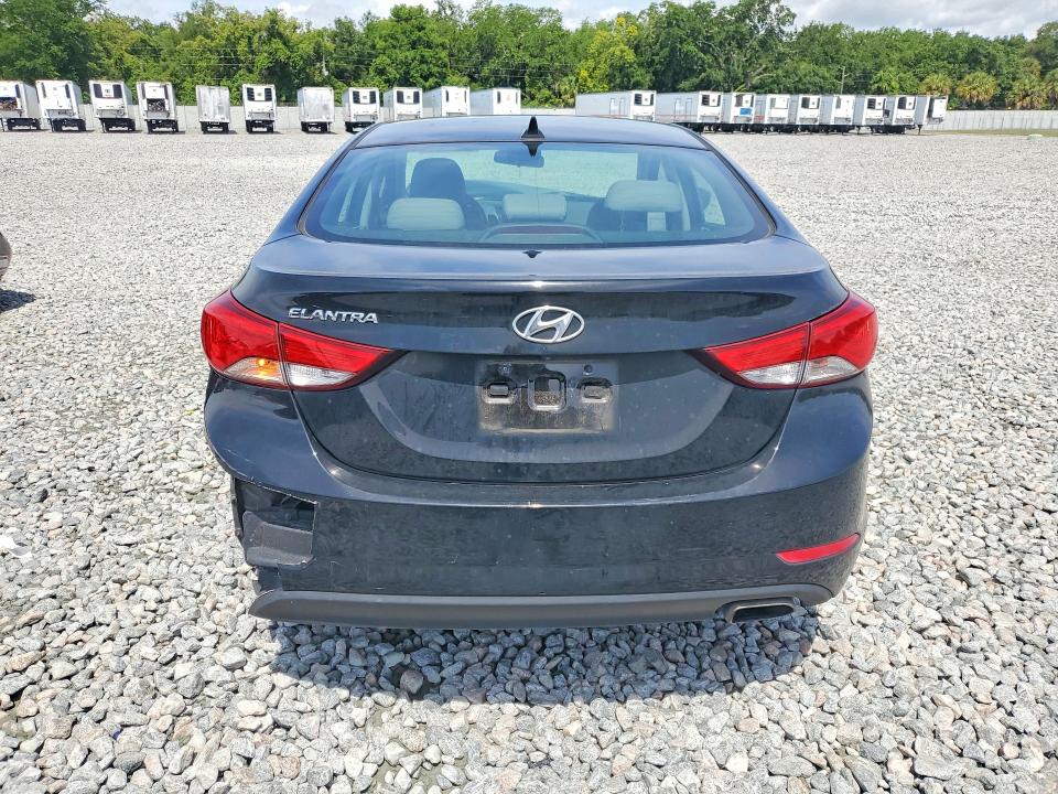 2014 Hyundai Elantra VIN KMHDH4AH8EU177042 COPART salvage auction — FRONT END, Fl - Cert Of Title Slvg Rebuildable, sold $750 on 2026-07-13 (photo 6)