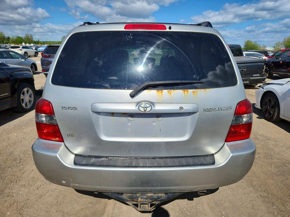 2005 Toyota Highlander VIN JTEHP21A250094175 COPART salvage auction — SIDE, On - Bill Of Sale - Parts Only, sold $800 on 2026-07-21 (photo 6)