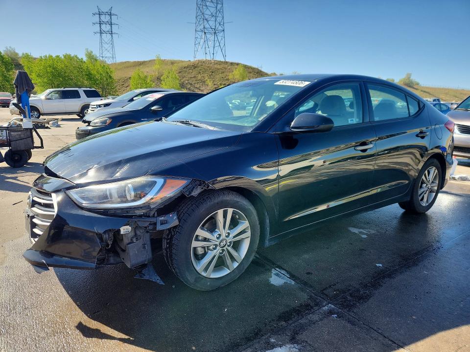 2018 Hyundai Elantra VIN 5NPD84LF5JH277555 COPART salvage auction — FRONT END, Co - Public - Salvage Title, sold $2,350 on 2026-07-22 (photo 1)