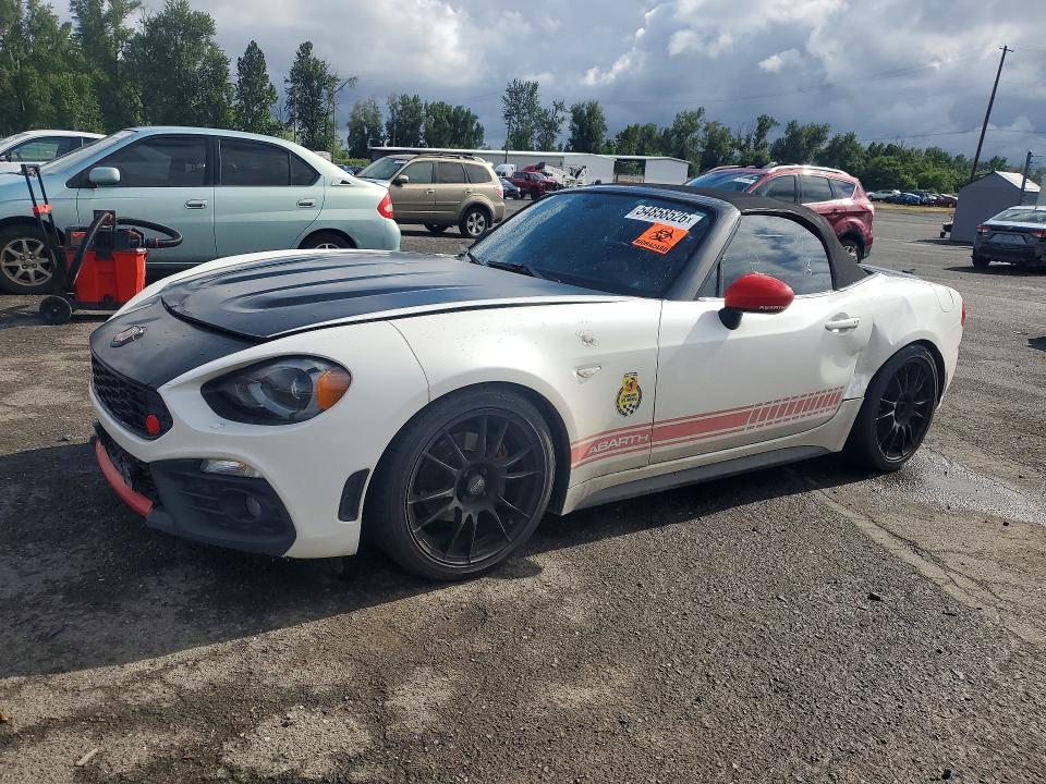 2018 Fiat 124 spider VIN JC1NFAEK4J0139454 COPART salvage auction — FRONT END, OR - SALVAGE TITLE CERTIFICATE, sold $175 on 2026-07-29 (photo 1)