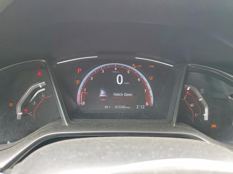 2019 Honda Civic VIN SHHFK7H98KU210087 COPART salvage auction — REAR END, Nc - Salvage Certificate Of Title, sold $9,200 on 2026-07-02 (photo 9)