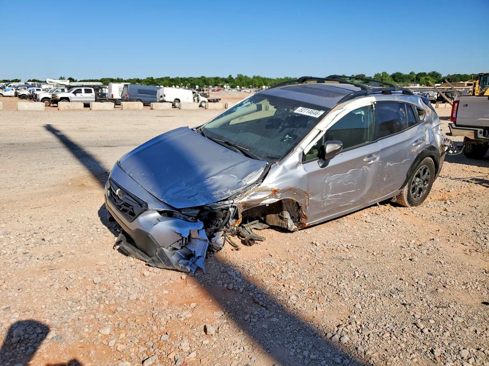 2021 Subaru Xv VIN JF2GTHSC6MH222708 COPART salvage auction — ROLLOVER, Ok - Cert Of Title-Rebuilt (P), sold $425 on 2026-07-09 (photo 1)