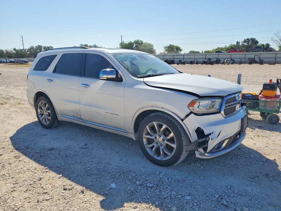 2017 Dodge Durango VIN 1C4RDHEG3HC680793 COPART salvage auction — FRONT END, Tx - Nonrepairable Title, sold $2,150 on 2026-07-02 (photo 4)