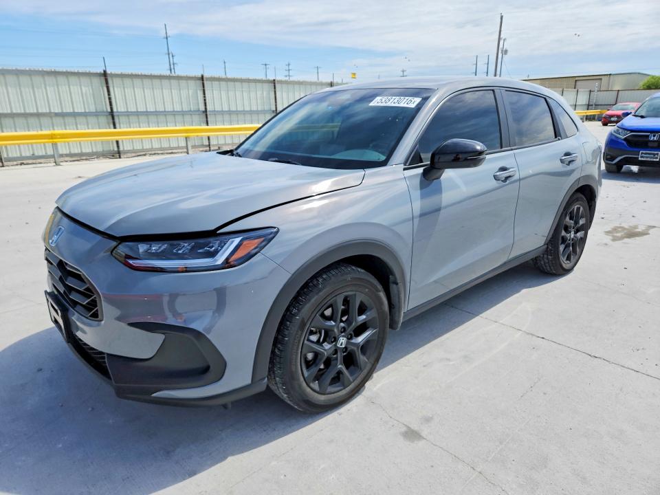 2025 Honda Hr-v VIN 3CZRZ1H56SM725633 COPART salvage auction — HAIL, TX - CERTIFICATE OF TITLE, sold $12,000 on 2026-07-28 (photo 1)