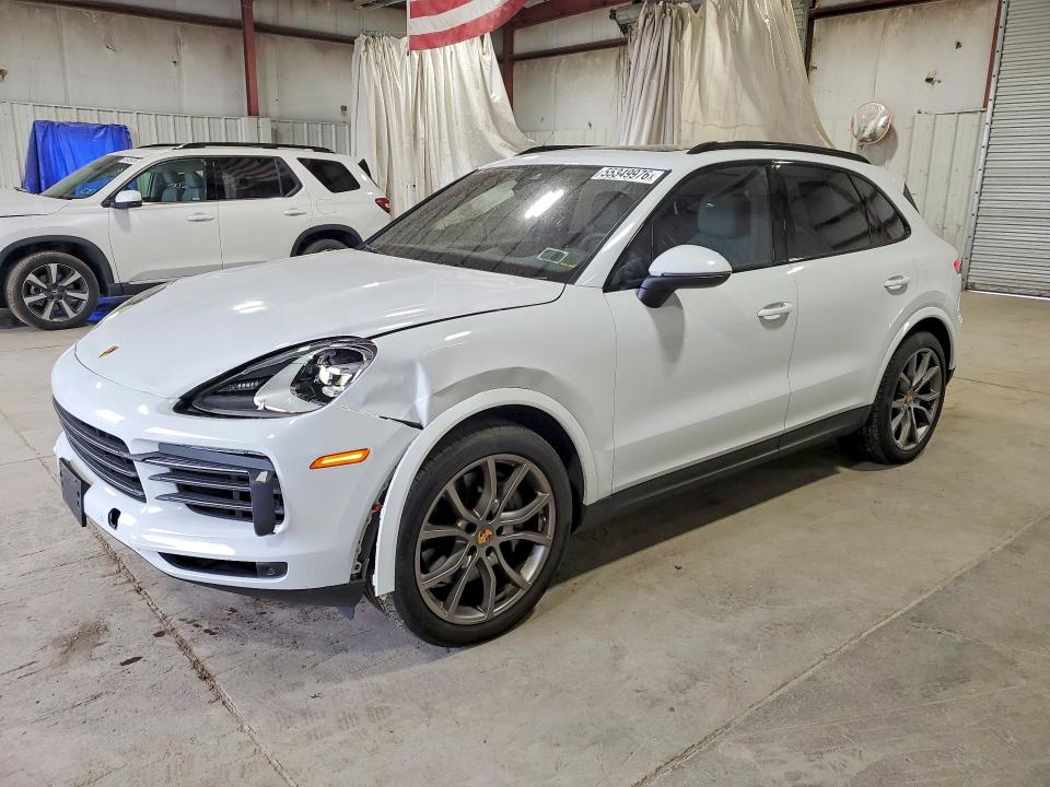 2023 Porsche Cayenne VIN WP1AB2AY1PDA14554 COPART salvage auction — FRONT END, Ny - Mv-907A Salvage Certificate, sold $31,750 on 2026-07-03 (photo 1)