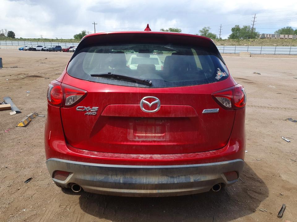 2016 Mazda Cx-5 VIN JM3KE4BYXG0840874 COPART salvage auction — FRONT END, Co - Salvage Title, sold $3,300 on 2026-07-09 (photo 6)