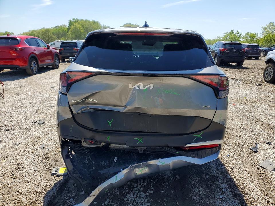 2024 Kia Sportage VIN KNDPUCDG0R7122227 COPART salvage auction — REAR END, Id - Salvage Certificate Of Title, sold $3,600 on 2026-07-28 (photo 6)
