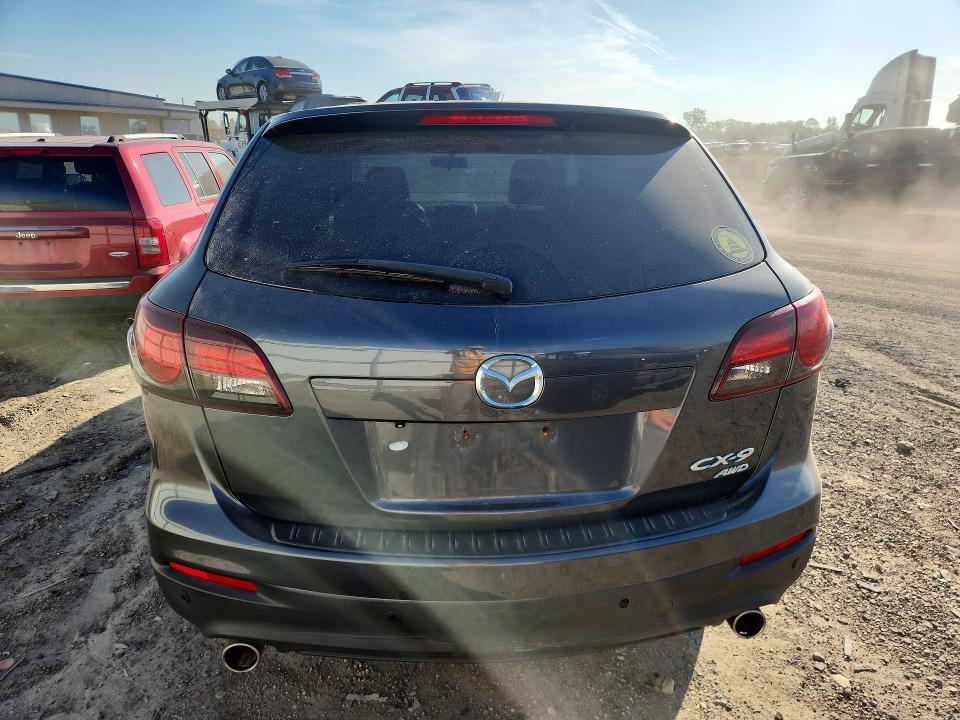 2013 Mazda Cx-9 VIN JM3TB3CAXD0407415 COPART salvage auction — NORMAL WEAR, Il - Certificate Of Title, sold $2,350 on 2026-07-21 (photo 6)