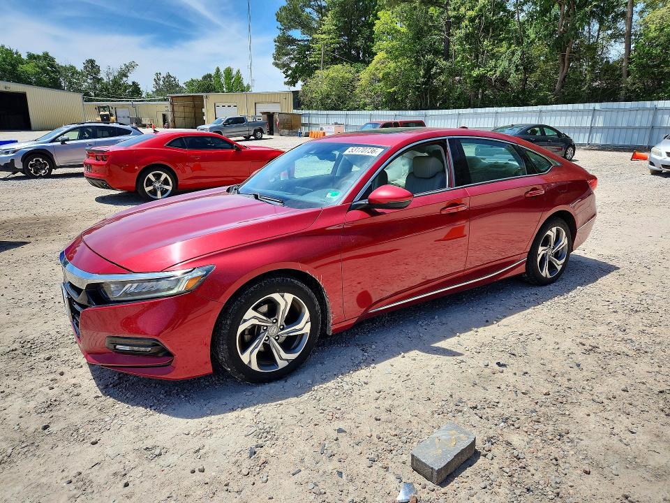 2018 Honda Accord VIN 1HGCV1F69JA048075 COPART salvage auction — REAR END, Nc - Salvage Certificate Of Title, sold $5,900 on 2026-07-03 (photo 1)