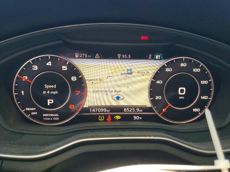 2018 Audi A5 VIN WAUENCF55JA128559 COPART salvage auction — FRONT END, Sc - Cert Of Title-Salvage, sold $3,200 on 2026-07-13 (photo 9)