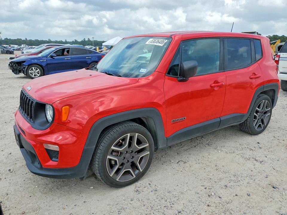 2020 Jeep Renegade VIN ZACNJAAB9LPL76457 COPART salvage auction — FRONT END, Tx - Certificate Of Title, sold $5,100 on 2026-07-17 (photo 1)