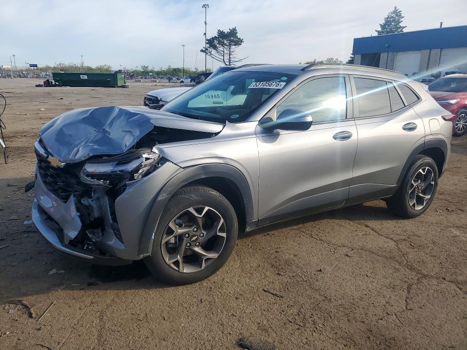 2025 Chevrolet Trax VIN KL77LHEP1SC039592 COPART salvage auction — FRONT END, Mi - Scrap Certificate Of Title, sold $3,650 on 2026-07-10 (photo 1)