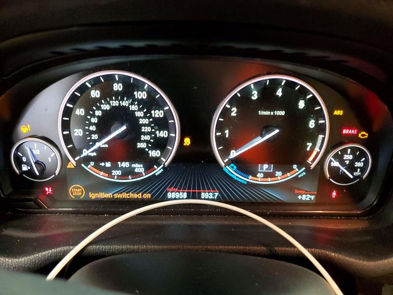2014 BMW VIN 5UXWX9C55E0D16097 COPART salvage auction — FRONT END, Mn - Cert Of Title-Prior Salvage, sold $1,850 on 2026-07-07 (photo 9)