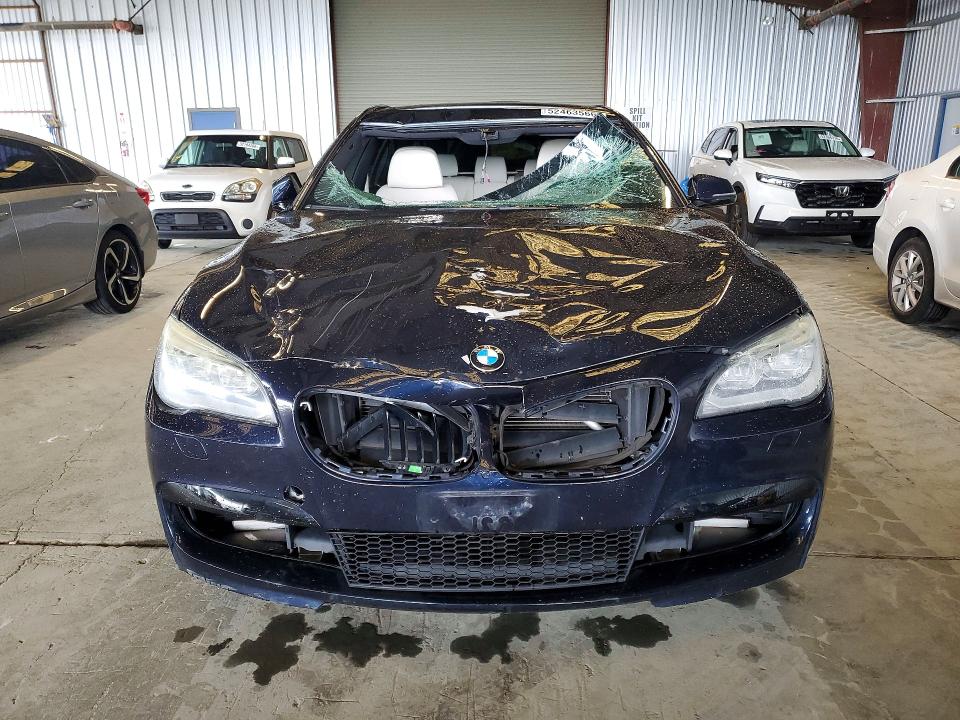 2015 BMW 7 series VIN WBAYE4C56FD947285 COPART salvage auction — FRONT END, CA - SALVAGE CERTIFICATE, sold $1,200 on 2026-07-20 (photo 5)