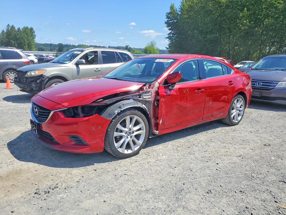 2017 Mazda 6 VIN JM1GL1V59H1155779 COPART salvage auction — FRONT END, WA - BILL OF SALE, sold $3,700 on 2026-07-20 (photo 1)