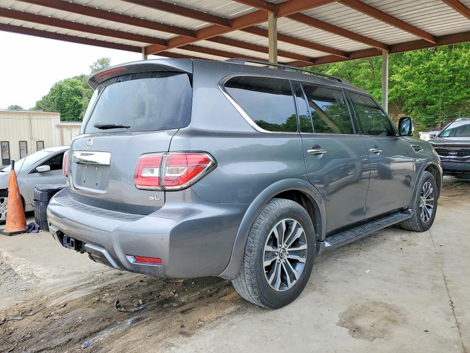 2020 Nissan Armada VIN JN8AY2ND5L9108283 COPART salvage auction — FRONT END, Mi - Certificate Of Title, sold $8,600 on 2026-07-28 (photo 3)