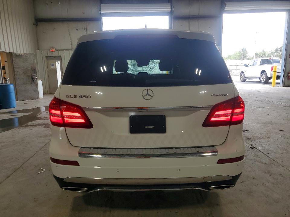 2017 Mercedes-benz Gls-klasse VIN 4JGDF6EE2HA989931 COPART salvage auction — FRONT END, Ny - Mv-907A Salvage Certificate, sold $6,700 on 2026-07-27 (photo 6)