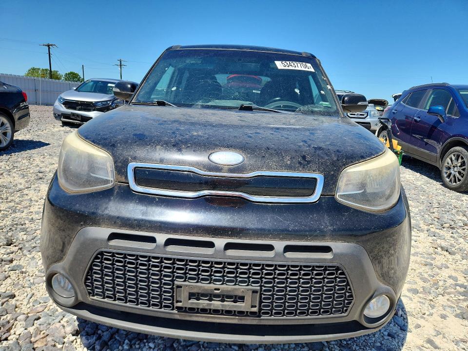 2014 Kia Soul VIN KNDJP3A57E7743216 COPART salvage auction — HAIL, Mo - Salvage Certificate Of Title, sold $1,000 on 2026-07-06 (photo 5)