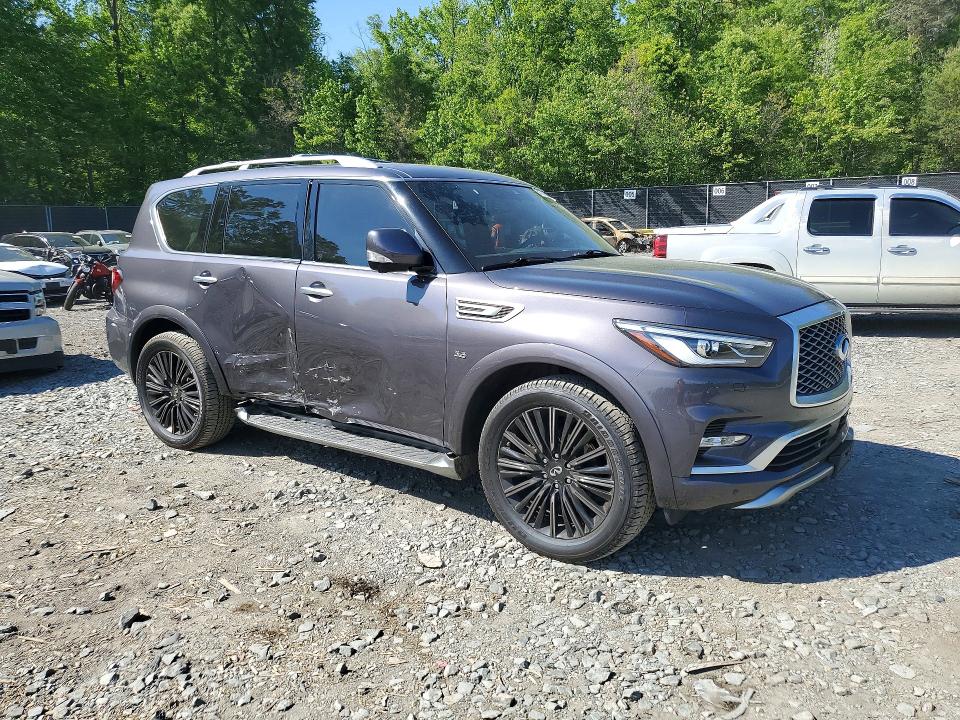 2019 Infiniti VIN JN8AZ2NEXK9237575 COPART salvage auction — SIDE, Md - Cert Of Salvage > 75% Damage, sold $7,000 on 2026-07-31 (photo 4)