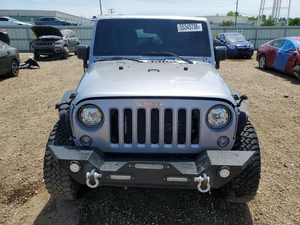 2018 Jeep Wrangler / VIN 1C4BJWEGXJL806832 COPART salvage auction — HAIL, Il - Salvage Certificate, sold $9,200 on 2026-07-03 (photo 5)